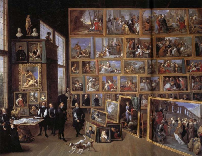 David Teniers Archduke Leopold Wihelm's Galleries at Brussels Sweden oil painting art